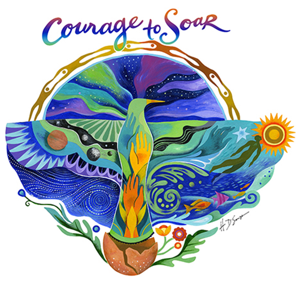 Courage to Soar theme artwork