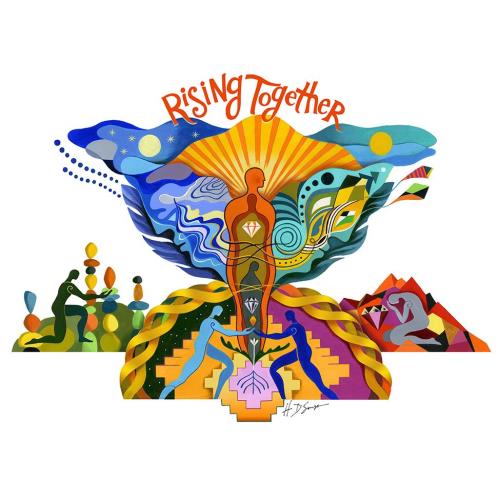 Rising Together theme artwork Rising Together theme artwork